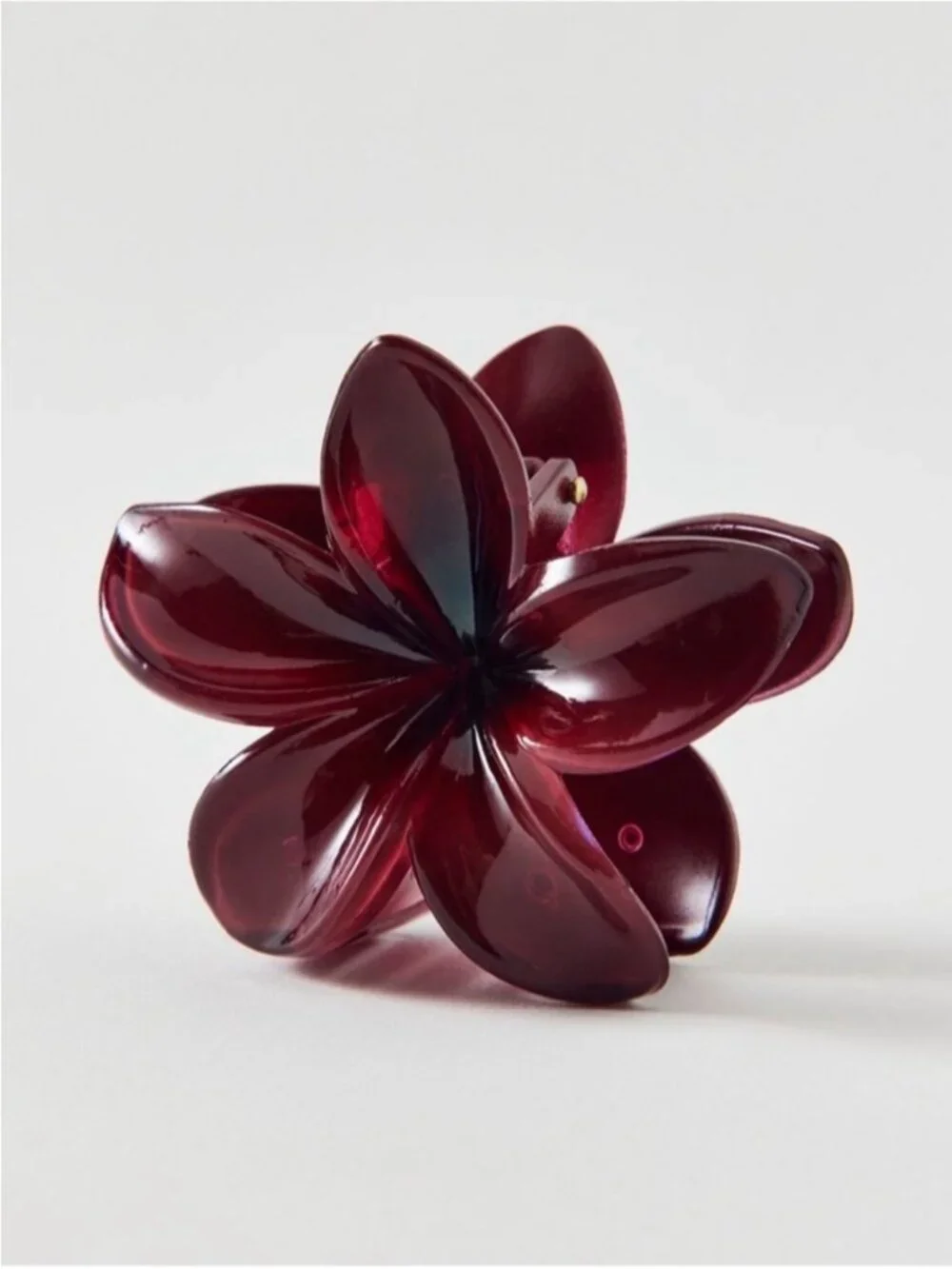 3/$30 New! Maroon Flower Hair Claw Clip NWOT